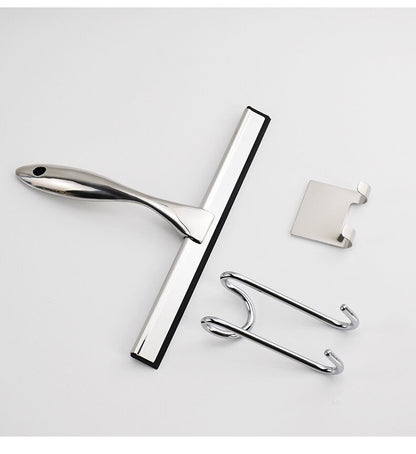 10 Inches Stainless Steel Handheld Portable All-Purpose Shower Squeegee Cleaning Brushes for Shower Doors Bathroom Windows Car 10pcs