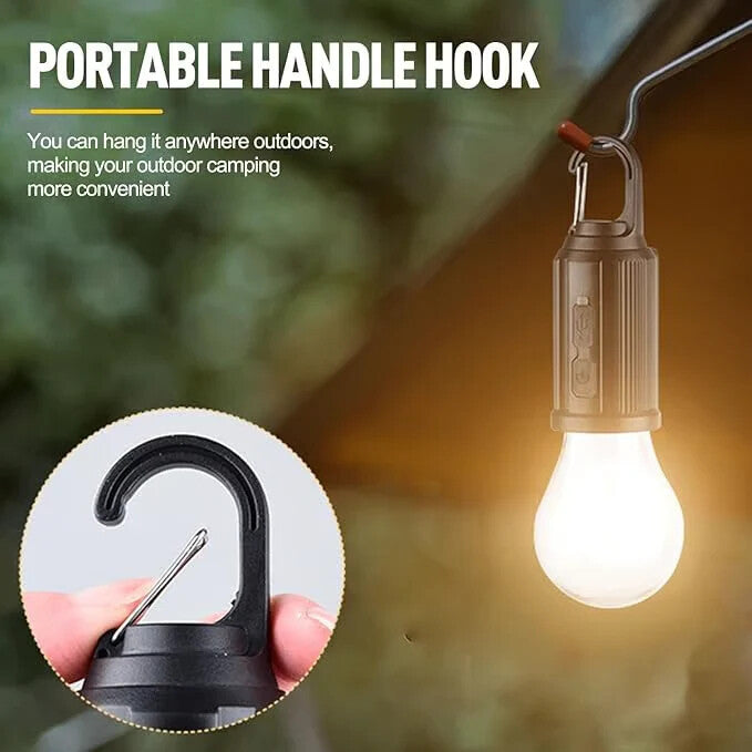 Solar LED Camping Lantern with Hook