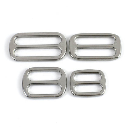 Deepeeel XP139 Tri-Glide Buckles 304 Stainless Steel Adjustable Fashion Classic Bag Hardware Accessories for Shoulder Bags Strap 30pcs
