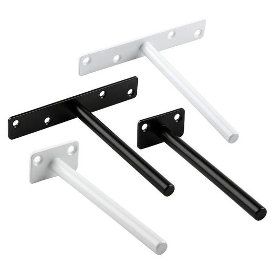 Metal Floating Shelf Brackets Nail-Fixed-Invisible Wall Mounted Hidden Partition Blind Shelf Supports Wooden Shelves Home Decor 50pcs