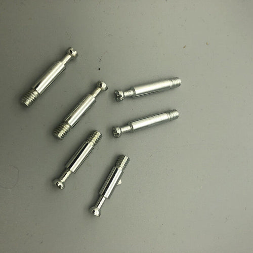 Huisheng factory direct three-in-one connecting rod machine silk tooth iron rod connector self-tapping Rod furniture fastener 500pcs