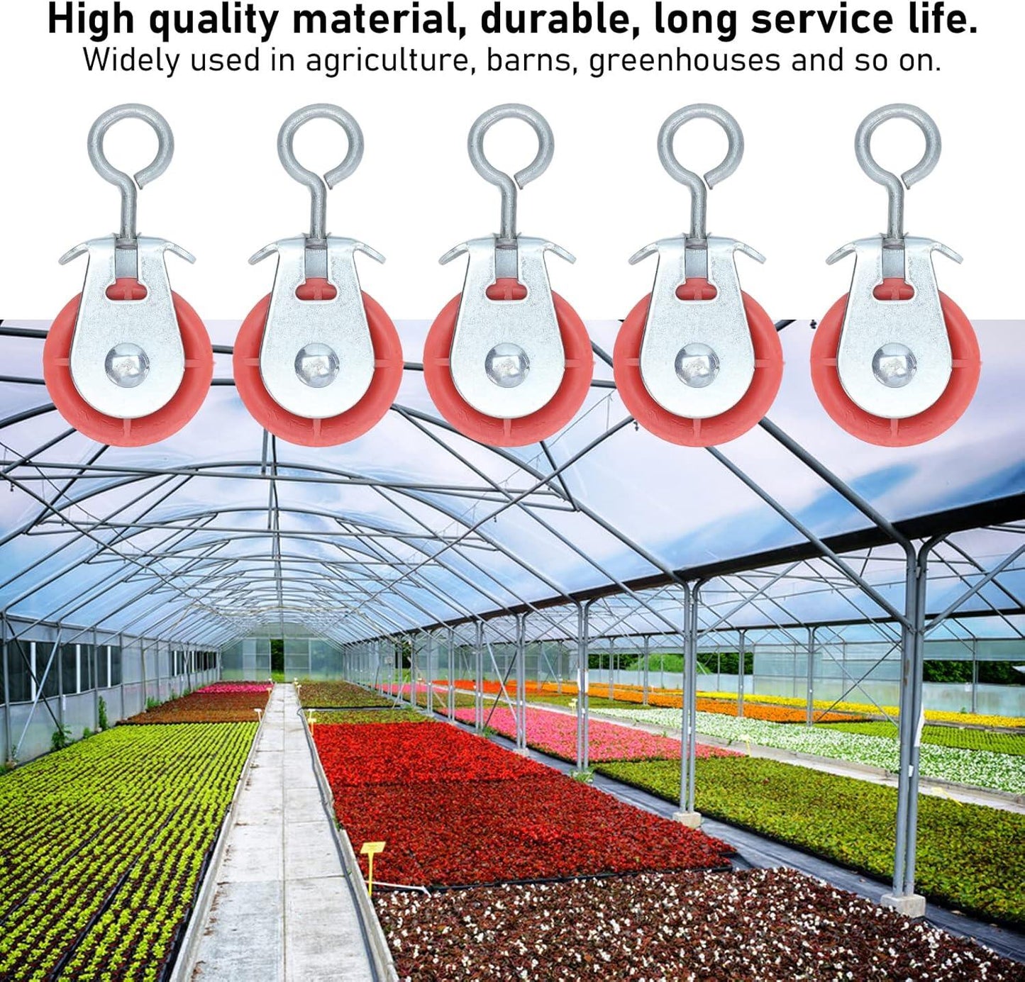 Zinc Plated Waterline Hardware Accessory Livestock Poultry Farms 50pcs