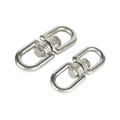 High Quality EU Type Stainless Steel Swivel Eye Rigging Hardware Marine Lifting Applications Packed in Carton Box 6pcs