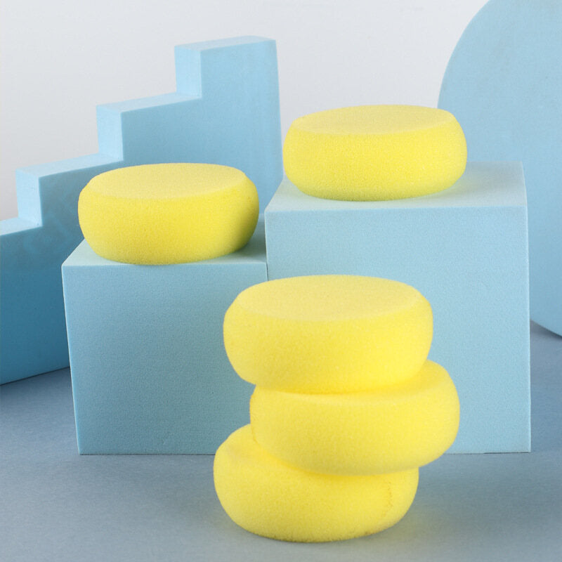 Round sponge seal Super absorbent sponge brush art painting diy tool gouache watercolor graffiti painting 100pcs